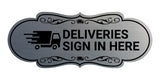 Designer Deliveries Sign In Here Wall or Door Sign