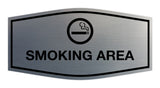 Signs ByLITA Fancy Smoking Area Sign