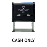 Cash Only Self Inking Rubber Stamp