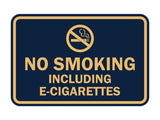 Signs ByLITA Classic Framed No Smoking Including E-Cigarettes Sign