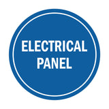 Signs ByLITA Circle Electrical Panel Sign