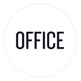 Circle OFFICE Wall / Door Sign