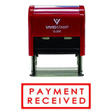 Payment Received W/Border Self Inking Rubber Stamp