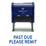 Past Due Please Remit Self Inking Rubber Stamp
