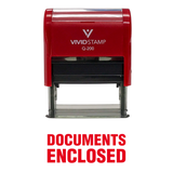 Documents Enclosed Self Inking Rubber Stamp