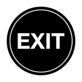 Signs ByLITA Circle Exit Sign