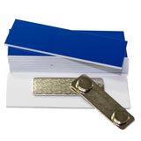 Name Badge Blanks with Magnetic Backing - 25 Pack