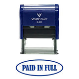 Paid In Full Self-Inking Office Rubber Stamp