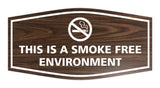 Signs ByLITA Fancy This Is A Smoke Free Environment Sign