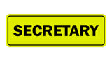 Signs ByLITA Standard Secretary Sign