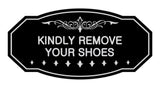 Victorian Kindly Remove Your Shoes Sign