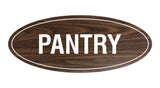 Signs ByLITA Oval Pantry Sign