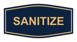 Signs ByLITA Fancy Sanitize Sign