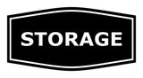 Black Fancy Storage Sign