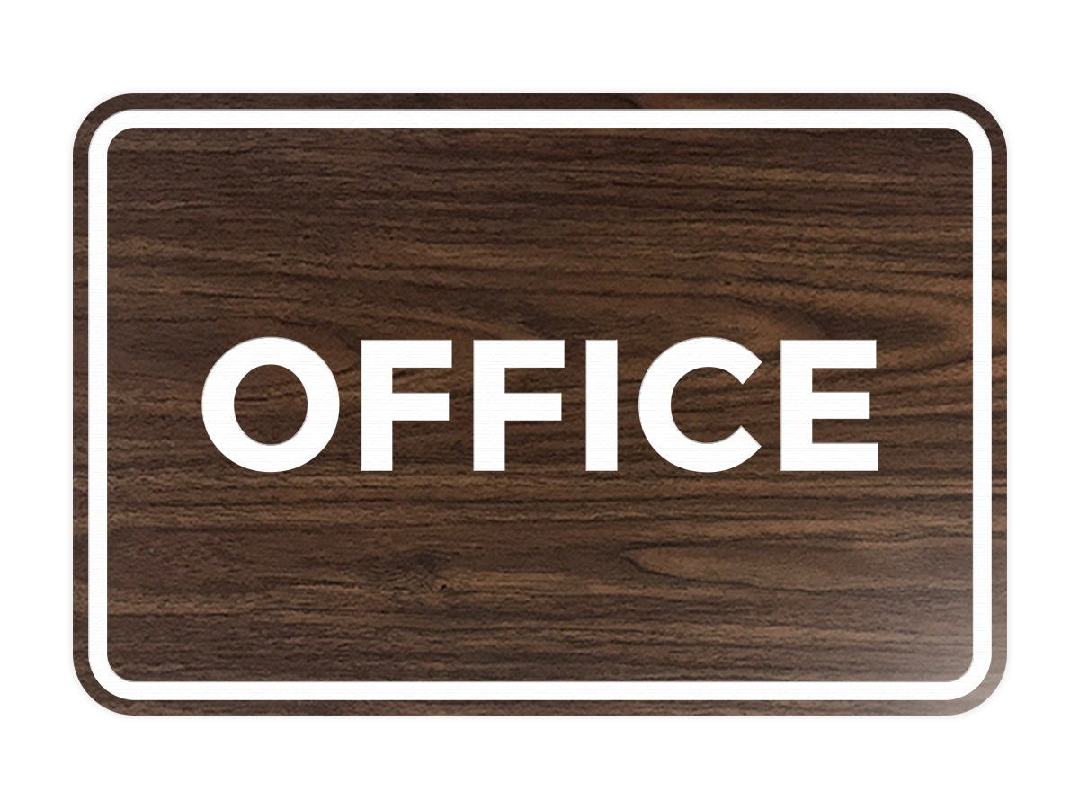 Signs ByLITA Classic Framed Office Sign