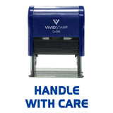 Handle With Care Self Inking Rubber Stamp
