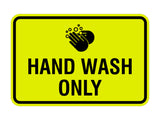 Signs ByLITA Classic Framed Hand Wash Only Sign