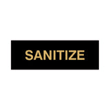 Signs ByLITA Basic Sanitize Sign