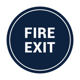 Signs ByLITA Circle Fire Exit Sign