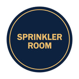 Signs ByLITA Circle Sprinkler Room Sign