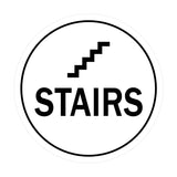 Sign By LITA Circle Stairs Sign