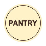 Signs ByLITA Circle Pantry Sign