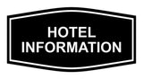 Signs ByLITA Fancy Hotel Information Sign
