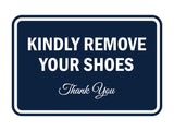 Signs ByLITA Classic Framed Kindly Remove Your Shoes