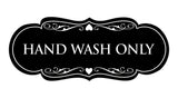 Signs ByLITA Designer Hand Wash Only Sign
