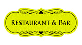 Signs ByLITA Designer Restaurant & Bar Sign