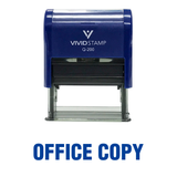 Blue Office Copy Self Inking Rubber Stamp