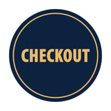 Signs ByLITA Circle Checkout Sign