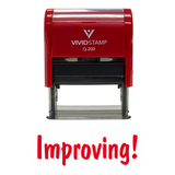 IMPROVING Teacher Self Inking Rubber Stamp