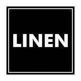 Signs ByLITA Square Linen Sign with Adhesive Tape, Mounts On Any Surface