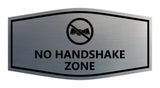 Signs ByLITA Fancy No Handshake Zone Sign