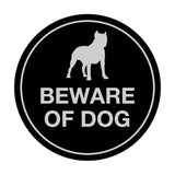 Signs ByLITA Circle Beware Of Dog Sign