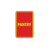 Portrait Round Pantry Sign
