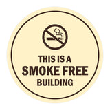 Signs ByLITA Circle This is a smoke free building Sign