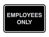 Signs ByLITA Classic Framed Employees Only Sign