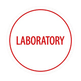 Signs ByLITA Circle Laboratory Sign