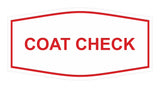 Signs ByLITA Fancy Coat Check Sign