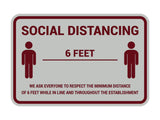 Classic Framed Social Distancing Sign