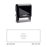 Black Trodat Printy 4913 Self-Inking Stamp