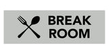 Signs ByLITA Basic Break Room Sign