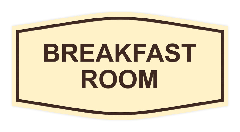 Signs ByLITA Fancy Breakfast Room Sign