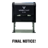 Final Notice! Office Self Inking Rubber Stamp