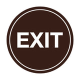 Signs ByLITA Circle Exit Sign