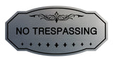 Victorian No Trespassing Sign