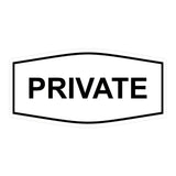 Fancy Private Sign
