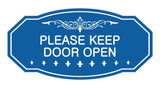 Victorian Please Keep Door Open Wall or Door Sign